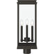 Lundon 3 Light 22.75 inch Olde Bronze Outdoor Post Lantern