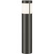 Independence 12 AC/DC 2.75 watt Textured Architectural Bronze Round Bollard in 2700K