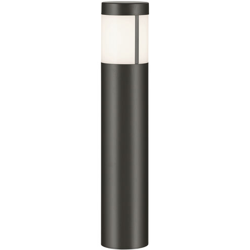 Independence 12 AC/DC 2.75 watt Textured Architectural Bronze Round Bollard in 2700K