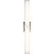 Trinsic LED 32 inch Brushed Nickel Linear Bath Large Wall Light, Large