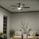 Tranquil 56 inch Brushed Nickel with Silver Blades Ceiling Fan