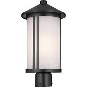 Lombard 1 Light 17.25 inch Black Outdoor Post Lantern