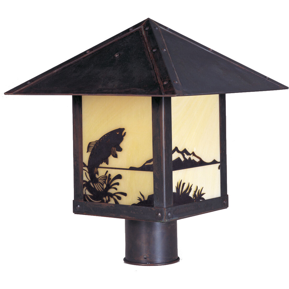 Timber Ridge 1 Light 9.00 inch Post Light & Accessory