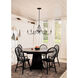 Homestead Freesia 8 Light 20 inch Textured Black Chandelier Ceiling Light, Freesia