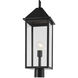 Prin 1 Light 25 inch Black Outdoor Post Lantern