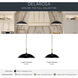 Delarosa 1 Light Black Pendant Ceiling Light