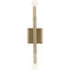Odensa LED Champagne Bronze Wall Sconce Wall Light in Brushed Gold and Champagne Bronze