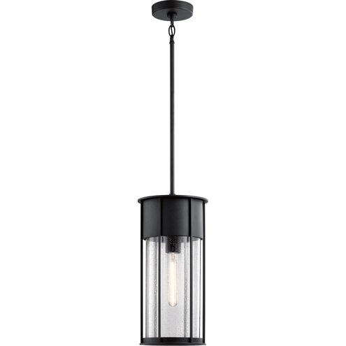 Camillo 1 Light 8 inch Textured Black Outdoor Hanging Pendant