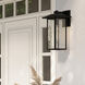 Capanna 1 Light 20 inch Textured Black Outdoor Wall Light