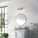 Brinley 2 Light 15.75 inch Champagne Bronze Bath Vanity Light Wall Light