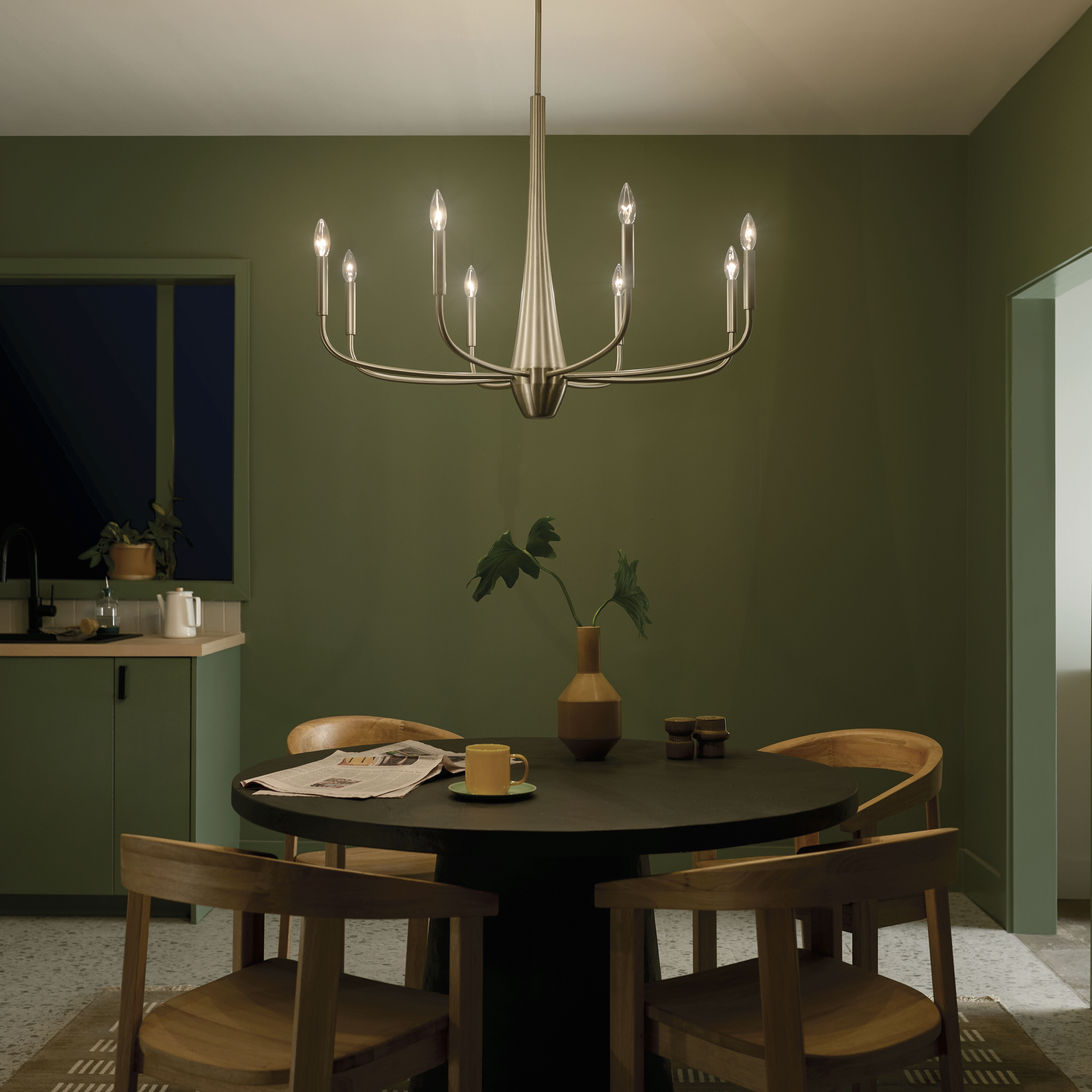 Kichler 52526CPZ Deela LED 36 inch Champagne Bronze