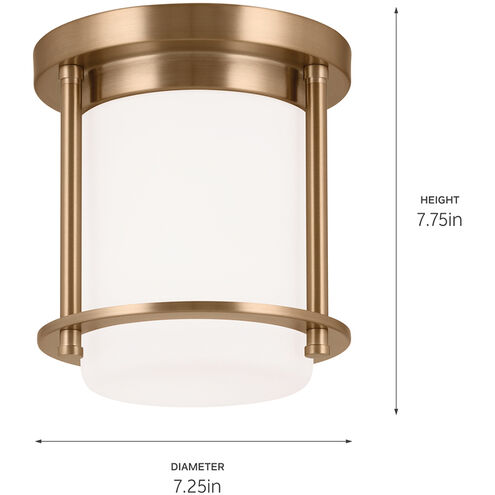 Brit LED 7.25 inch Champagne Bronze Flush Mount Ceiling Light