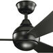 Sola 54 inch Satin Black Ceiling Fan