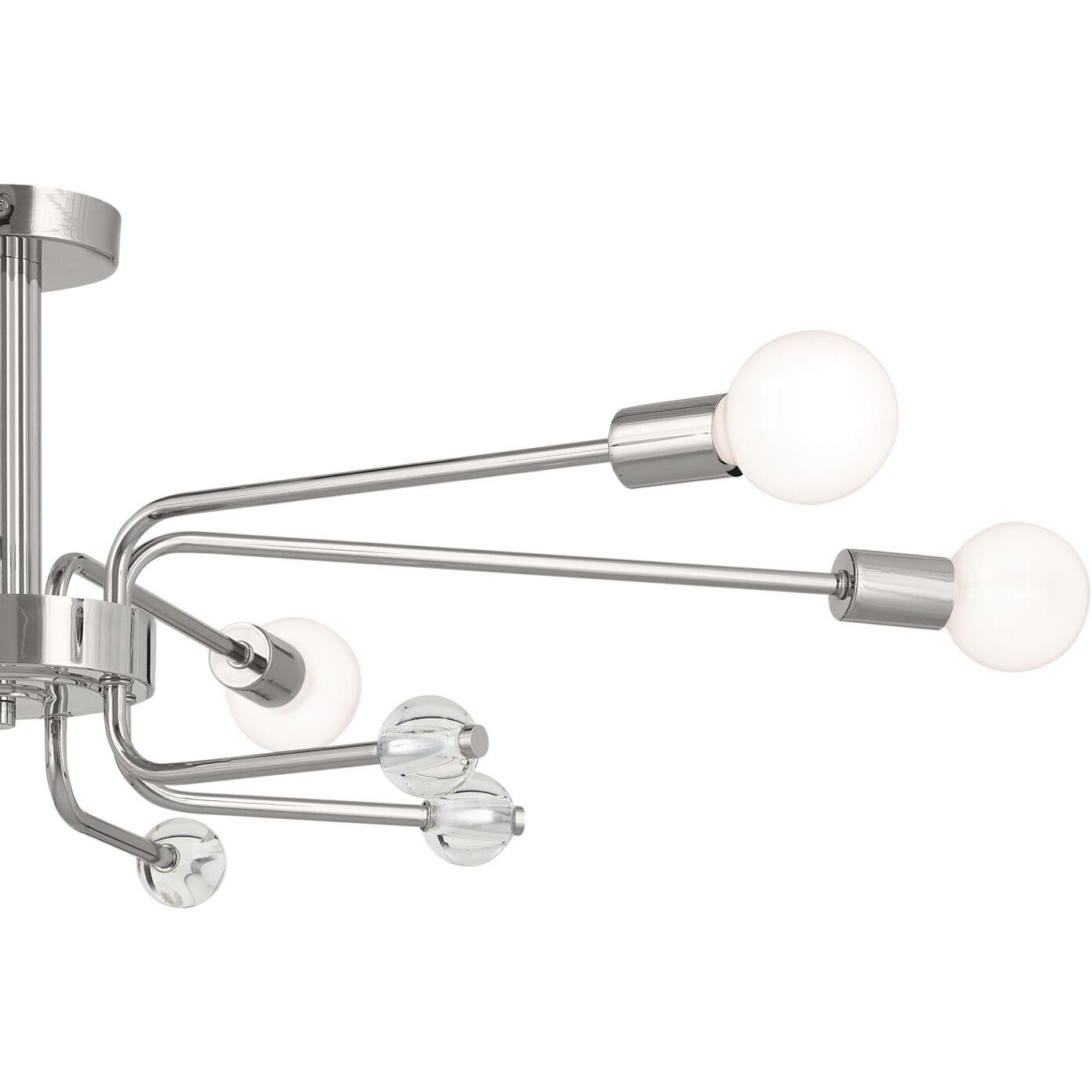 Ocala LED 24.25 inch Polished Nickel Flush Mount Ceiling Light