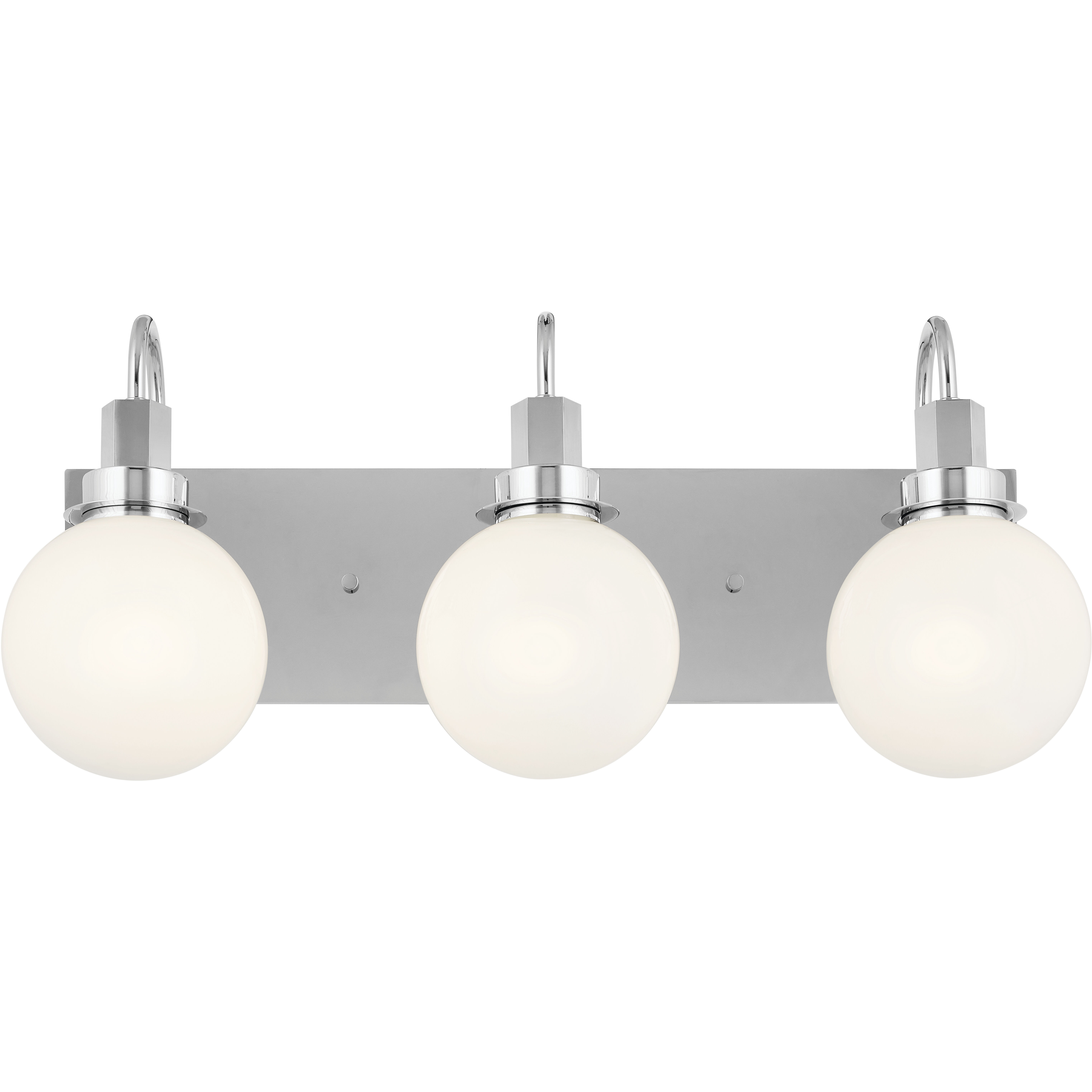 Hex LED 22.75 inch Chrome Bathroom Vanity Light Wall Light