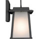 Noward 1 Light 10.25 inch Black Outdoor Wall Sconce, Medium