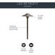 Independence 12 16.25 watt Textured Architectural Bronze Landscape 12V Path & Spread in Single