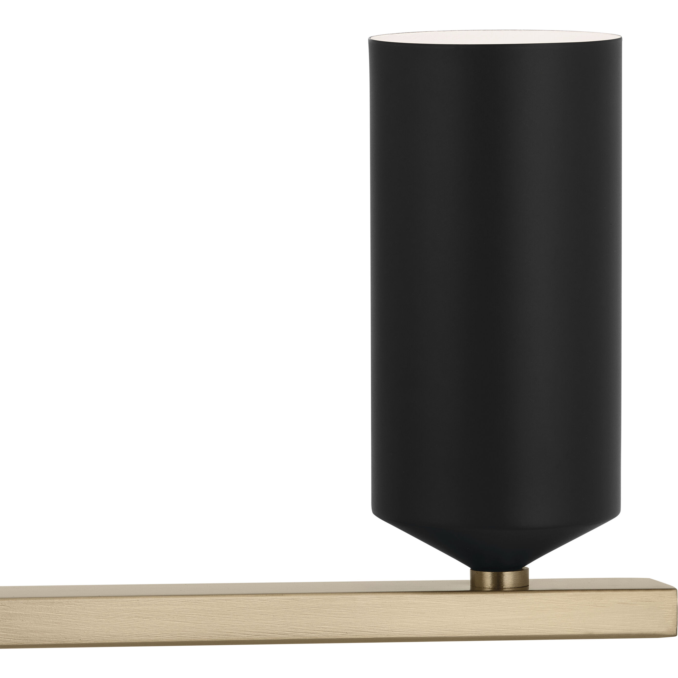 Gala LED 36 inch Champagne Bronze with Black Chandelier Ceiling Light