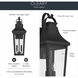 Cleary 2 Light 24 inch Textured Black Outdoor Wall Light