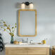 Shae 2 Light 15 inch Black Vanity Light Wall Light