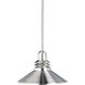 Grenoble 1 Light 11 inch Brushed Nickel Mini Pendant Ceiling Light