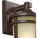 Atwood 1 Light 11 inch Brown Stone Outdoor Wall, Small