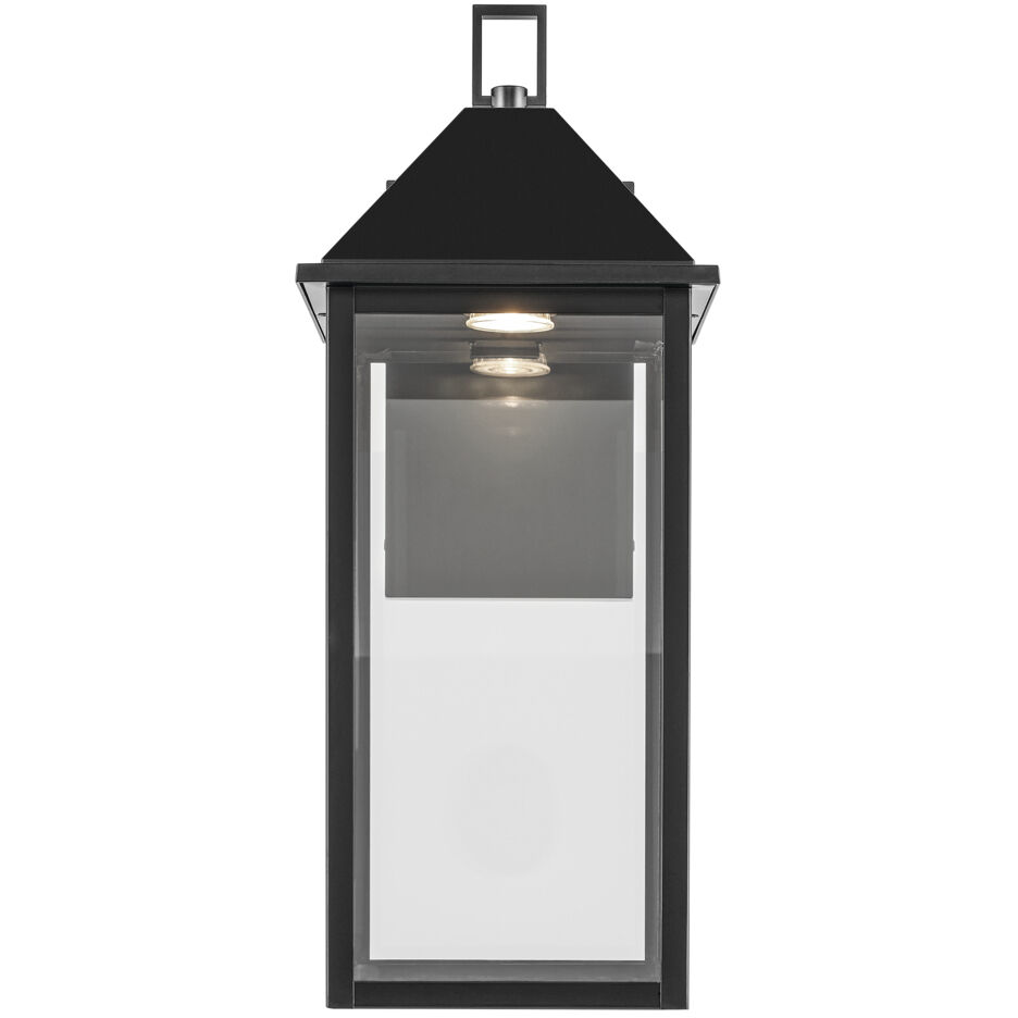Prin 1 Light 22 inch Black Outdoor Wall Light, Large