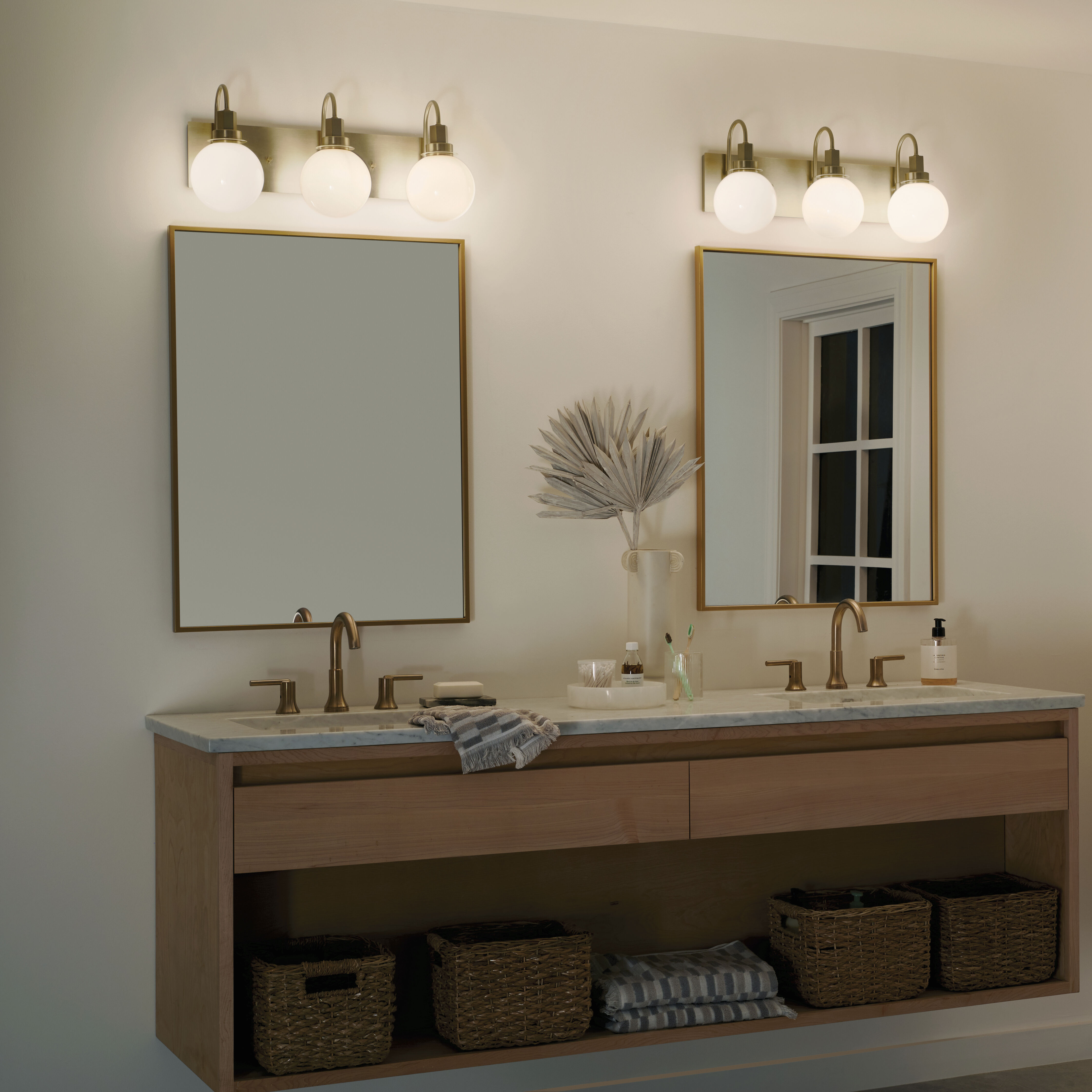 Champagne bronze bathroom light fixtures cheap