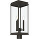 Lundon 3 Light 22.75 inch Olde Bronze Outdoor Post Lantern