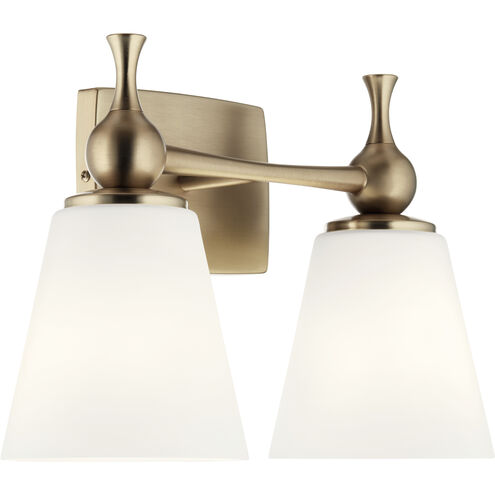 Cosabella 2 Light 15 inch Champagne Bronze Bath Vanity Light Wall Light