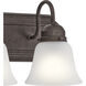 Independence 4 Light 30 inch Tannery Bronze Wall Mt Bath 4 Arm Wall Light