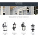 Barrie 1 Light 16 inch Black Outdoor Wall, Medium