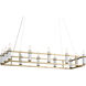 Rosalind 12 Light 17 inch Brushed Natural Brass Chandelier Ceiling Light
