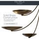 Palmela 4 Light Lacquered Bronze Chandelier Ceiling Light