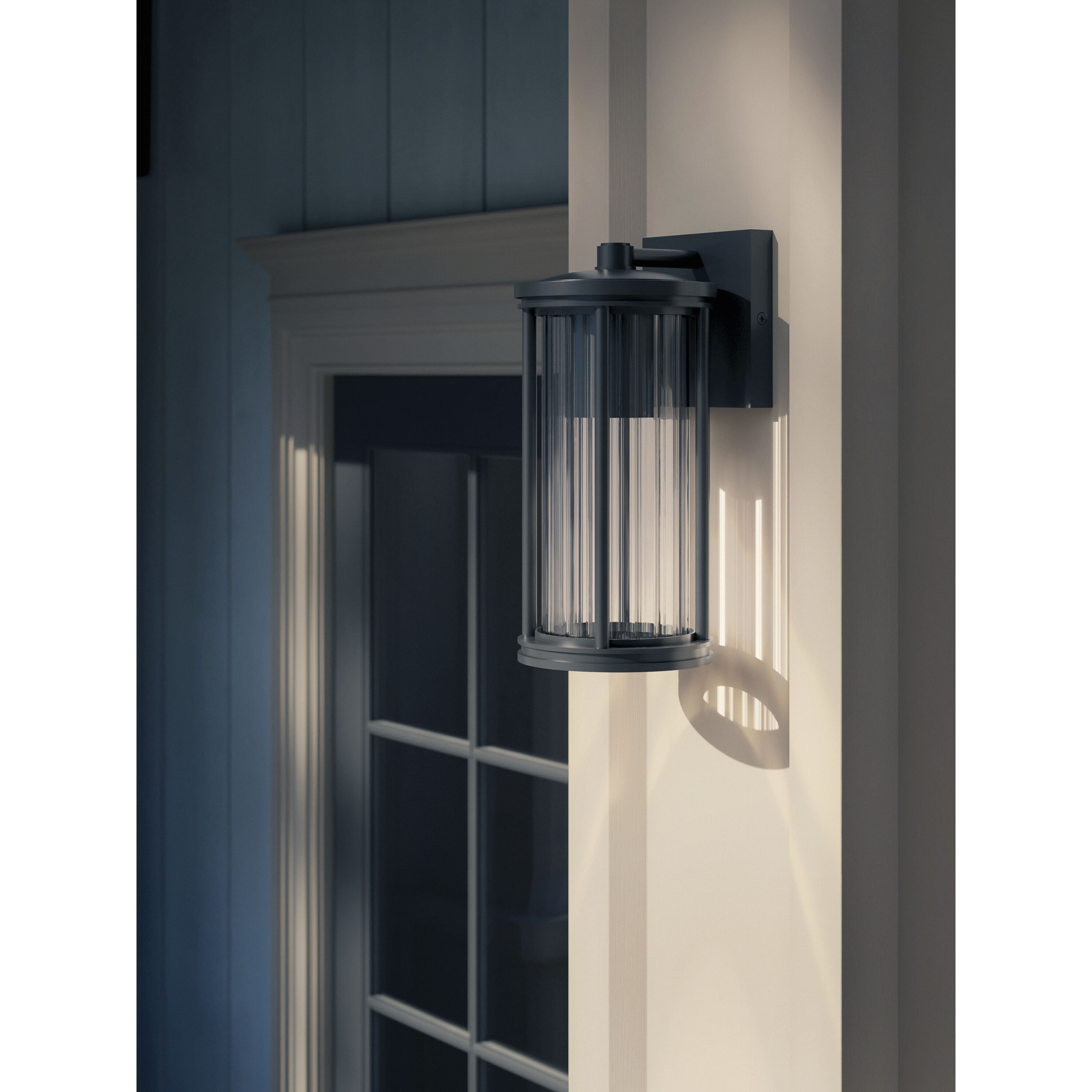 Barras 1 Light 11.5 inch Black Outdoor Wall Sconce