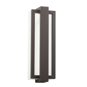 Sedo LED 18 inch Architectural Bronze Outdoor Wall, Medium