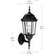 Madison 1 Light 23 inch Black Outdoor Wall, Large