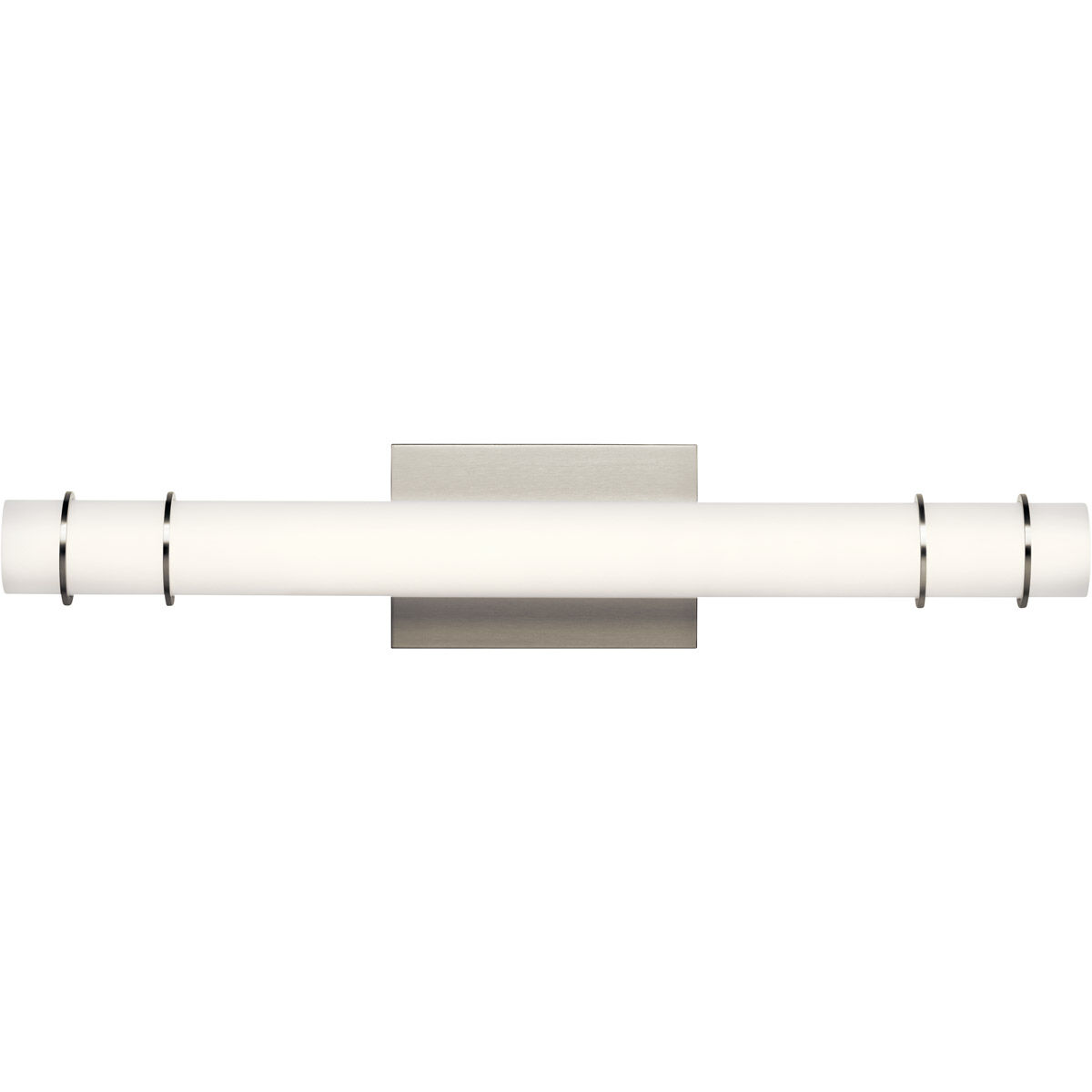 Korona LED 25 inch Brushed Nickel Linear Bath Medium Wall Light, Medium
