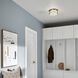 Brit LED 12 inch Champagne Bronze Flush Mount Ceiling Light