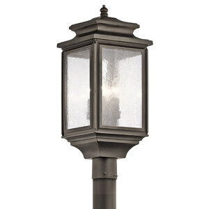 Wiscombe Park 4 Light 23 inch Olde Bronze Outdoor Post Lantern