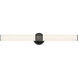 Sashi LED 32 inch Black Bath Bar Wall Light, Large