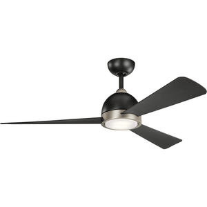 Incus 56 inch Satin Black Ceiling Fan