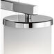 Crosby 1 Light 5 inch Chrome Wall Bracket Wall Light