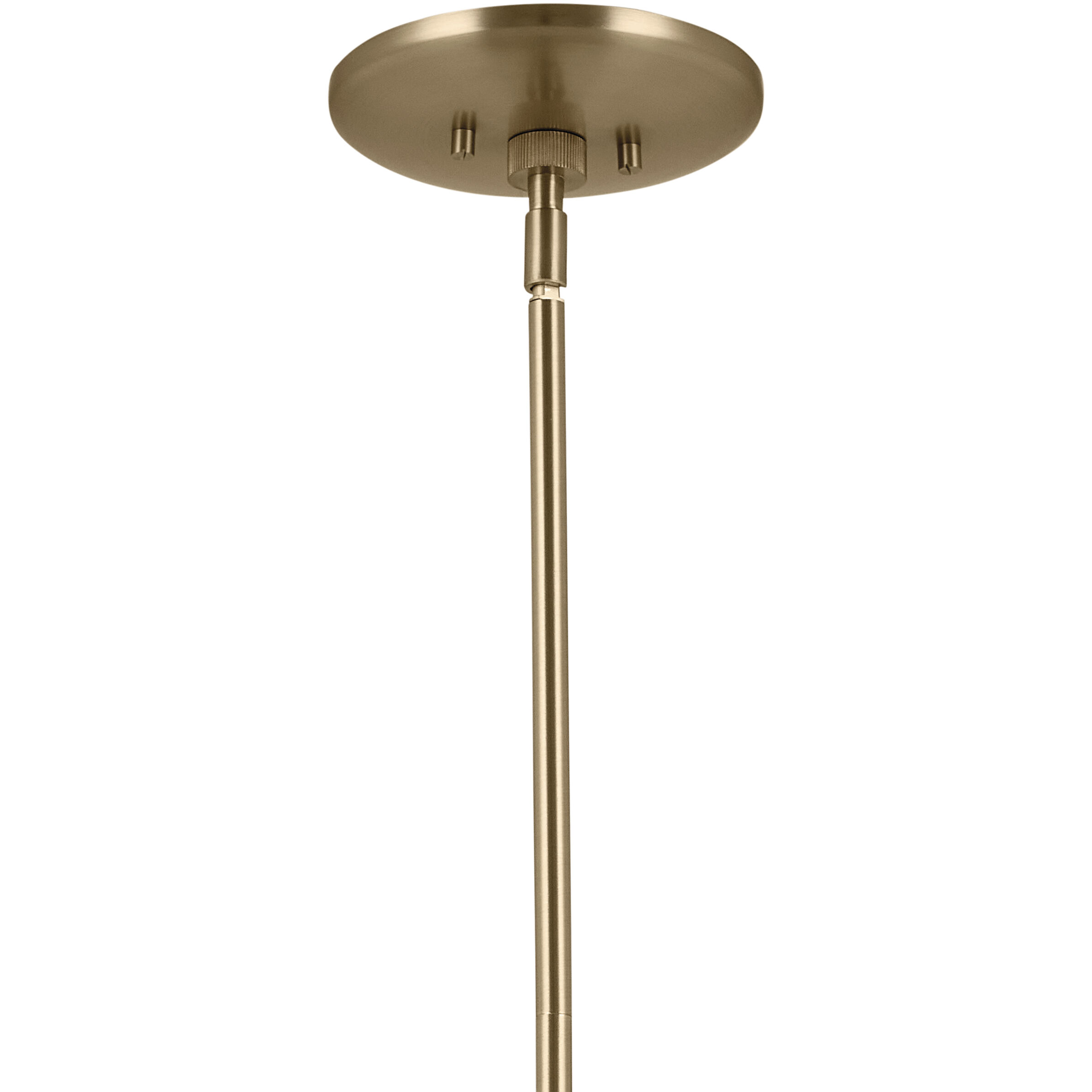 Phix LED 48.75 inch Champagne Bronze with Greige and White Chandelier Ceiling Light