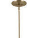Phix LED 48.75 inch Champagne Bronze with Greige and White Chandelier Ceiling Light