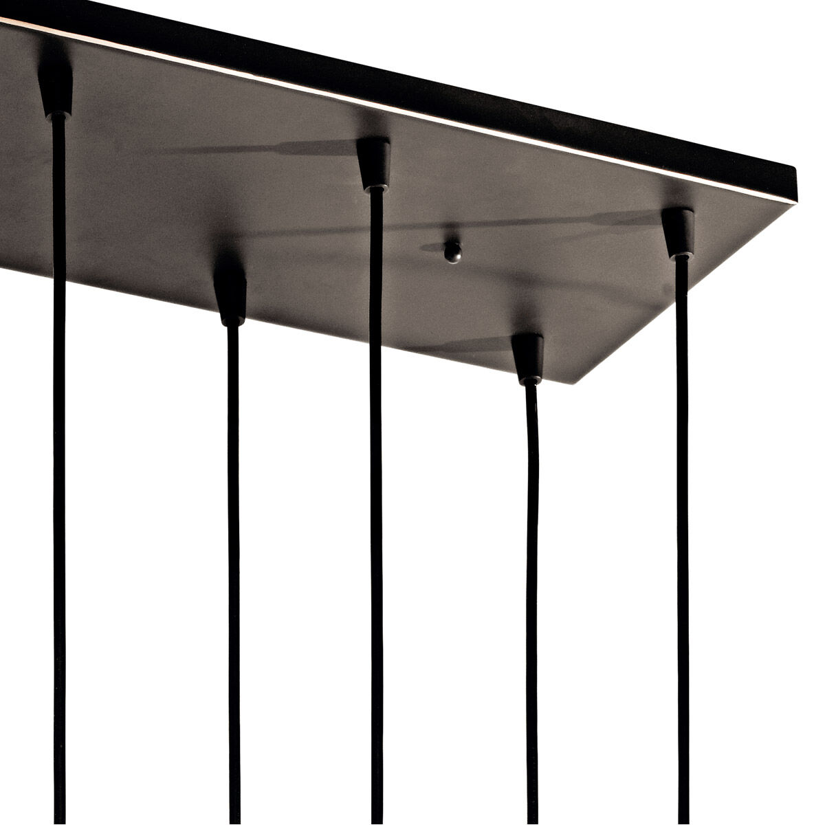 Brinley 8 Light 10.25 inch Olde Bronze Chandelier Linear Ceiling Light