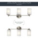 Joelson 3 Light 24 inch Brushed Nickel Wall Mt Bath 3 Arm Wall Light in Incandescent