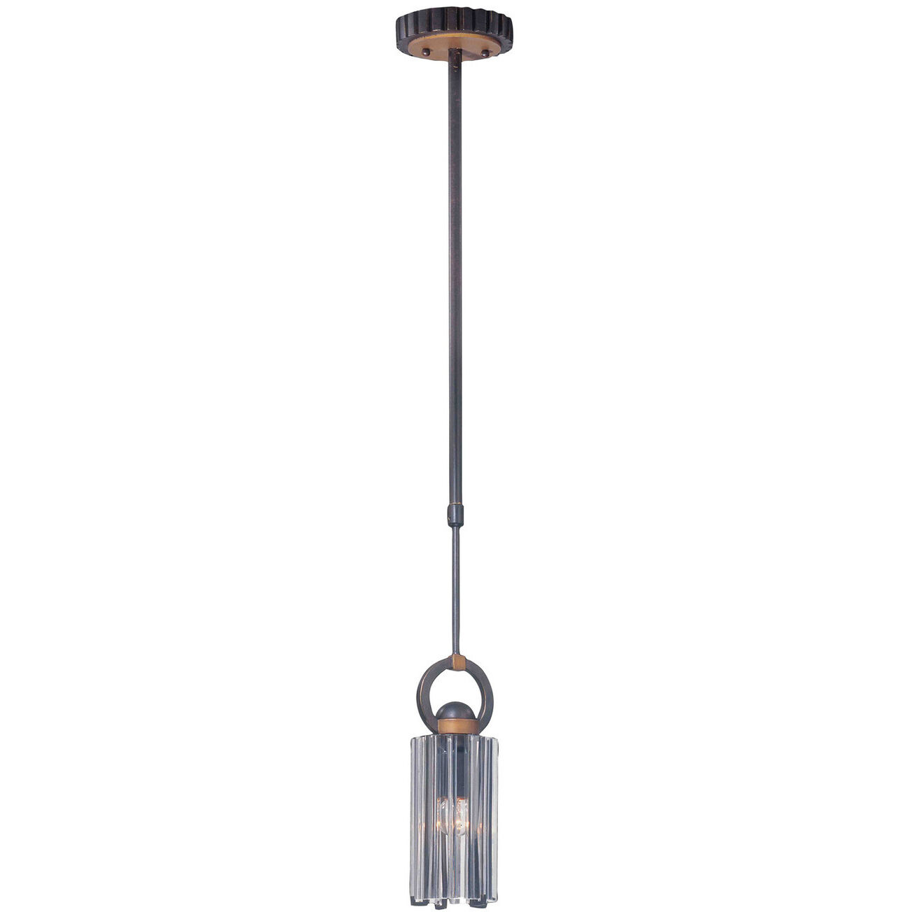 Foster 1 Light 5.5 inch Grecian Bronze Mini Pendant Ceiling Light