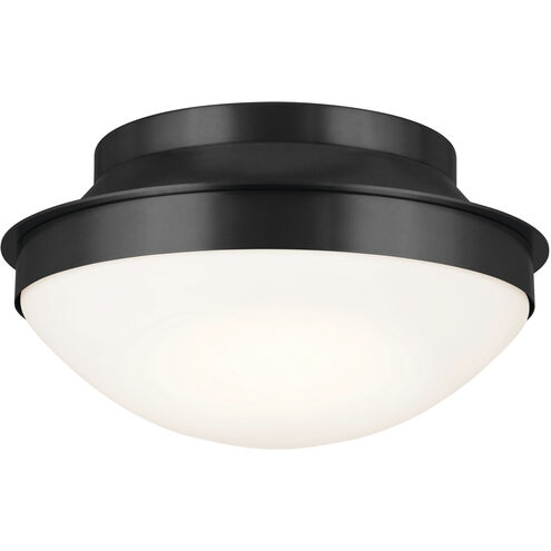 Bretta 2 Light 13.5 inch Black Flush Mount Ceiling Light