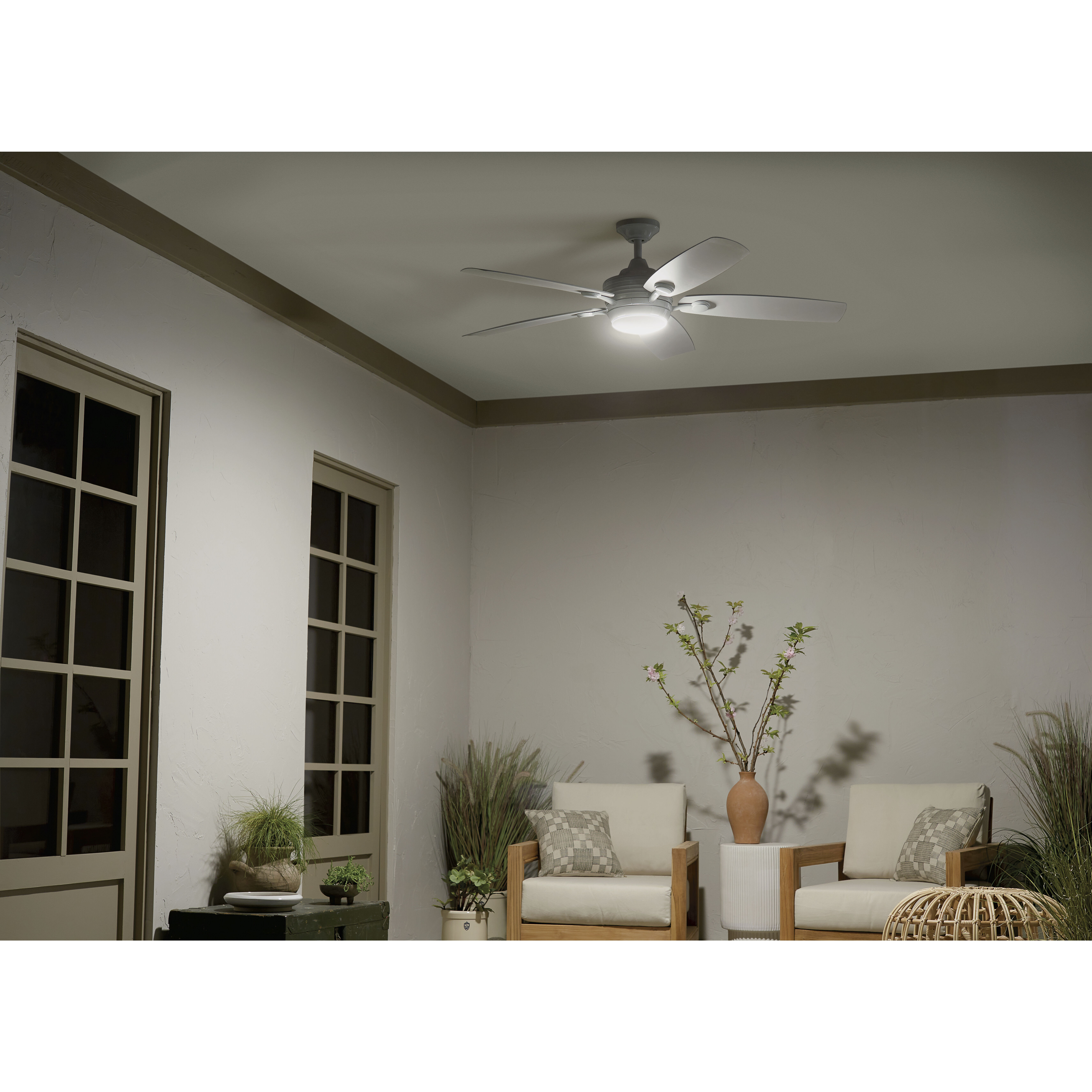 Tranquil 56 inch White Ceiling Fan